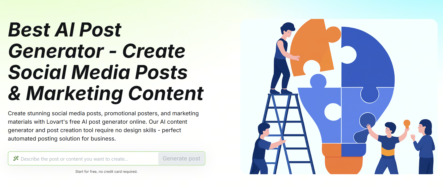 Lovart-Al Post Generator - Design Creativity - All The AI To
